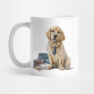 Puppy Golden Retriever Teacher Mug